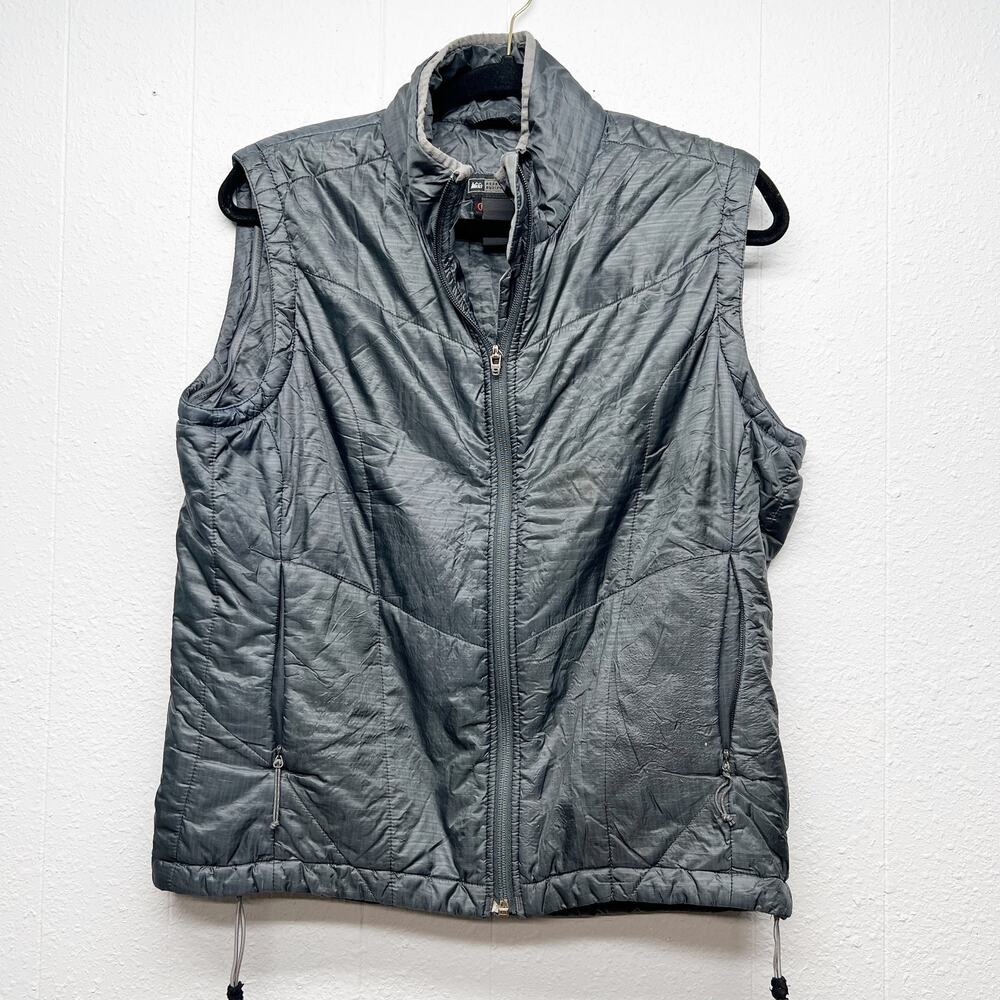 REI Puffer Vest Womens Medium Pertex Quantum Lightweight Outdoors Hiking Fishing